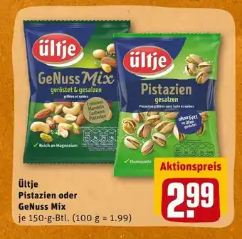 REWE Ültje pistazien oder genuss mix Angebot