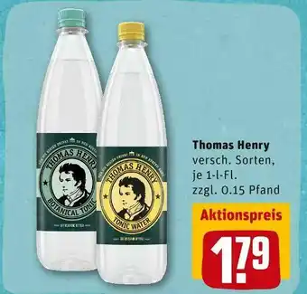 REWE Thomas henry softdrinks Angebot