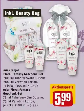 REWE Miss fenjal floral fantasy geschenk-set Angebot
