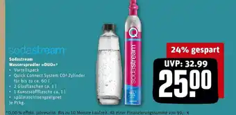 REWE Sodastream wassersprudler »duo« Angebot