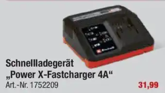 toom Baumarkt Einhell Schnellladegerät ,,Power X-Fastcharger 4A" Angebot