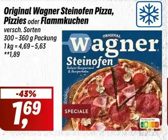 Simmel Original Wagner Steinofen Pizza, Angebot