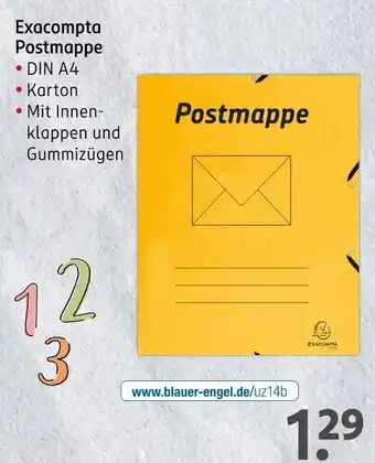 Rossmann Exacompta Postmappe Angebot