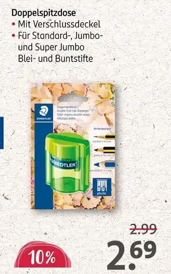 Rossmann Doppelspitzdose Angebot
