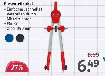 Rossmann Riesenteilzirkel Angebot