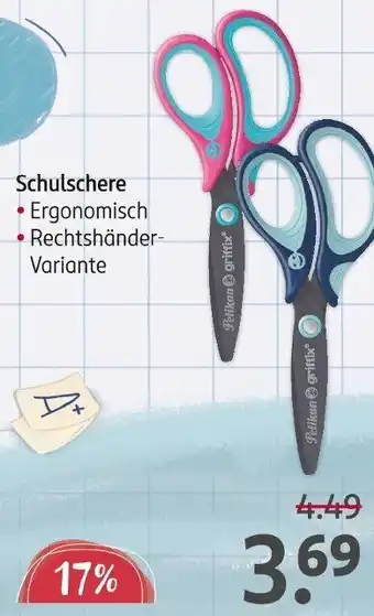 Rossmann Schulschere Angebot