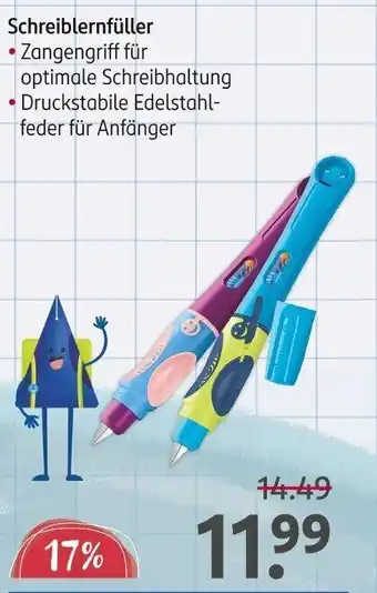 Rossmann Schreiblernfüller Angebot