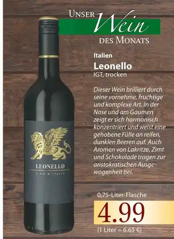 Famila Nord Ost Leonello rotwein Angebot