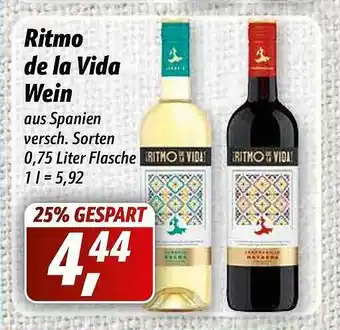 Simmel Ritmo De La Vida Wein Angebot