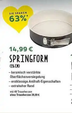 WEZ Springform Angebot