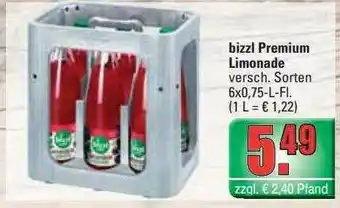 Profi Getränke Bizzl Premium Limonade Angebot