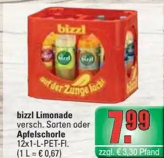 Profi Getränke Bizzl Limonade Oder Apfelschorle Angebot