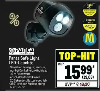 METRO Panca Panta Safe Light Led Leuchte Angebot