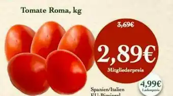 LPG Biomarkt Tomate Roma Angebot