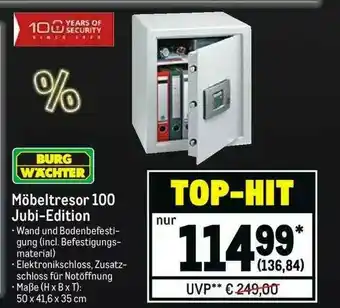 METRO Möbeltresor 100 Jubi-edition Angebot