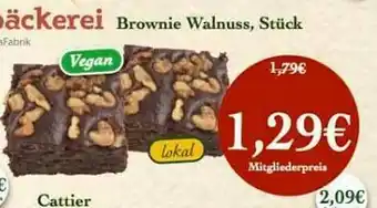 LPG Biomarkt Brownie Walnuss Angebot