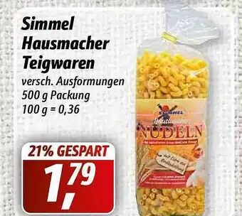 Simmel Simmel Hausmacher Teigwaren Angebot