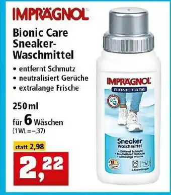 Thomas Philipps Imprägnol Bionic Care Sneaker-waschmittel Angebot