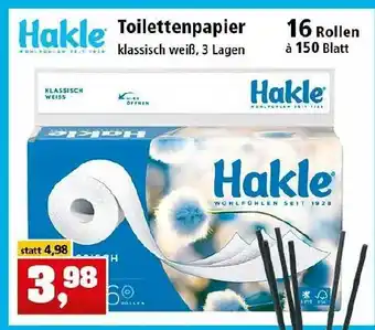 Thomas Philipps Hakle Toilettenpapier Angebot