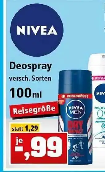 Thomas Philipps Nivea Deospray Angebot