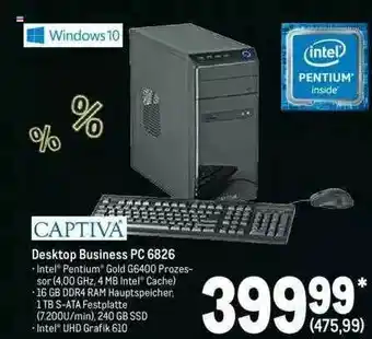 METRO Captiva Desktop Business PC 6826 Angebot