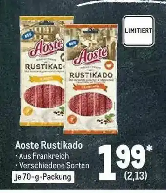 METRO Aoste Rustikado Angebot