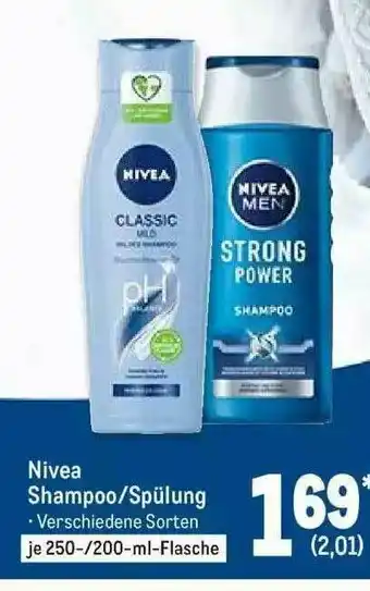 METRO Nivea Shampoo Oder Spülung Angebot