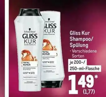 METRO Gliss Kur Shampoo Oder Spülung Angebot