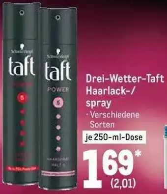 METRO Drei-wetter-taft Haarlack- Oder Spray Angebot