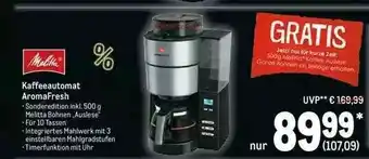 METRO Melitta Kaffeeautomat Aromafresh Angebot