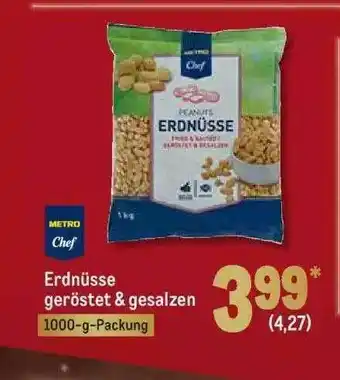 METRO Metro Chef Erdnüsse Geröstet & Gesalzen Gut & Angebot