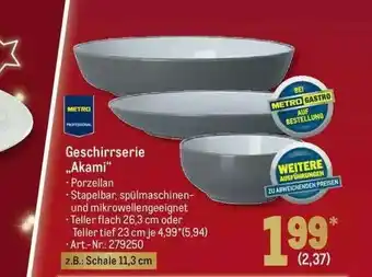 METRO Metro Professional Geschirrserie „akami” Angebot