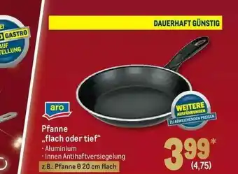 METRO Aro Pfanne „flach Oder Tief” Angebot