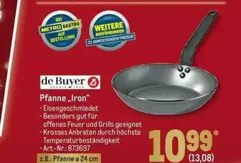 METRO De Buyer Pfanne „iron” Angebot