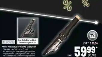 METRO Livington Akku-kleinsauger Prime Everyday Angebot