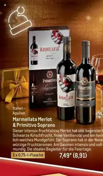 METRO Marmellata Merlot & Primitivo Soprano Angebot