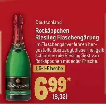 METRO Rotkäppchen Riesling Flaschengärung Angebot