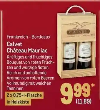 METRO Calvet Château Mauriac Angebot