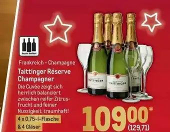 METRO Taittinger Réserve Champagner Angebot