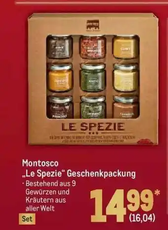 METRO Montosco „le Spezie” Geschenkpackung Angebot