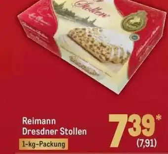 METRO Reimann Dresdner Stollen Angebot