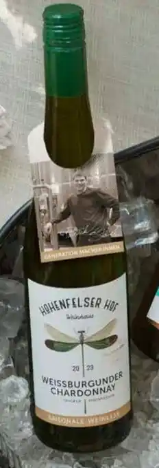 Aldi Süd Hohenfelser Hof - Beieinander - Weißburgunder Chardonnay QbA 0,75 l Flasche Angebot