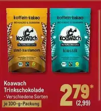 METRO Koawach Trinkschokolade Angebot