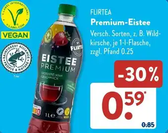Aldi Süd FLIRTEA Premium-Eistee 1 l Flasche Angebot