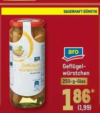 METRO Aro Geflügelwürstchen Angebot