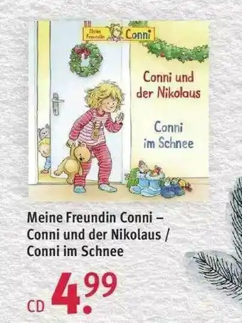 Rossmann Meine Freundin Connu-conni Und Der Nikolaus- Conni Im Schnee Angebot