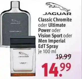 Rossmann Jaguar Classic Chromite Oder Ultimate Power Oder Vision Sport Oder Men Imperial Edt Spray Angebot