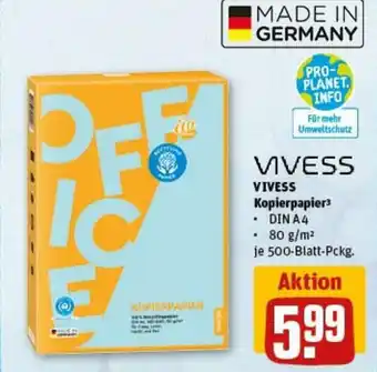 REWE VIVESS Kopierpapier Angebot