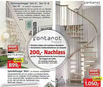 Bauhaus Spindeltreppe 'klan' Angebot