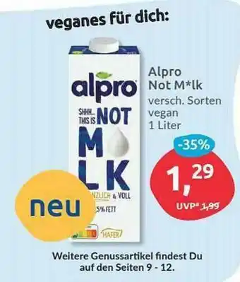 Budni Alpro Not M*lk Angebot